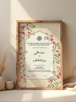 Wooden Nikkah Frma