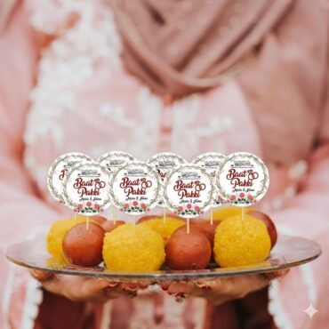 (Sweet Topper) ( Mithai Tag) (Mithai Toopers) ai MEHNDI KI YEH RAAT 50/-Rs Per Piece